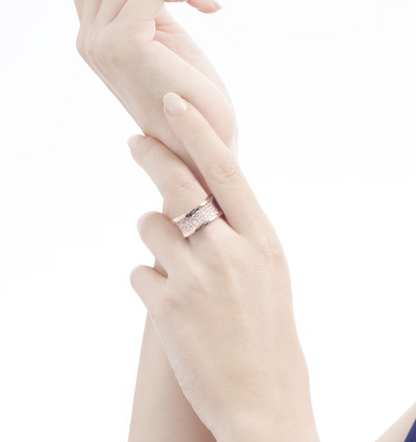 [Glow Muse]CERO 1 CON DIAMANTES EN EL ANILLO ESPIRAL