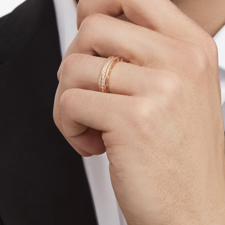 [Glow Muse]CERO 1 DIAMANTES EN ESPIRAL PAVÉ DE UNA BANDA