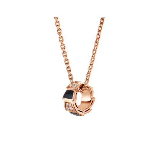 [Glow Muse]COLLAR DE DIAMANTES COLGANTE SERPENTI