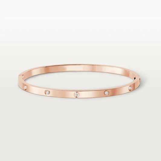 [Glow Muse] PULSERA LOVE 3.65MM 10 DIAMANTES