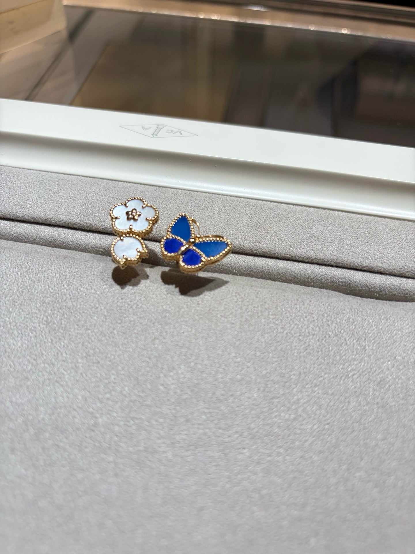 [Glow Muse]ANILLOS ABIERTOS DE MARIPOSA LUCKY SPRING