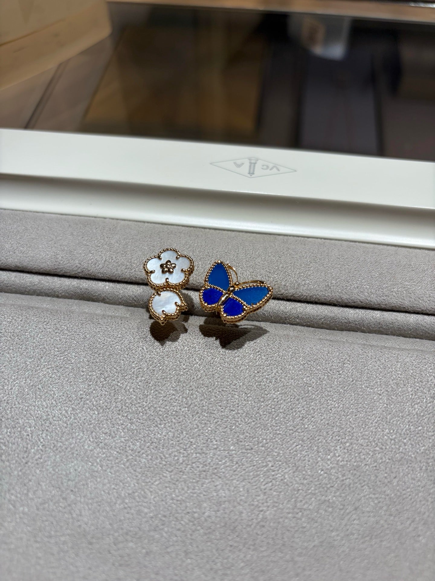 [Glow Muse]ANILLOS ABIERTOS DE MARIPOSA LUCKY SPRING