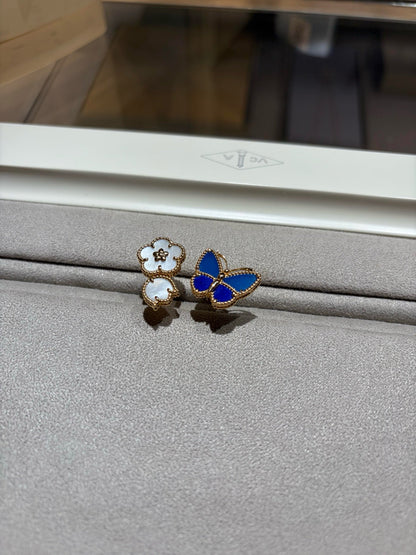 [Glow Muse]ANILLOS ABIERTOS DE MARIPOSA LUCKY SPRING