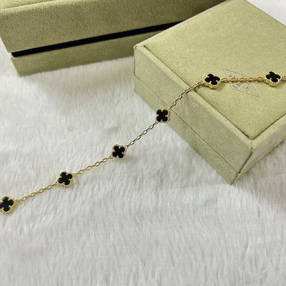 [Glow Muse]سوار كلوفر 6 موتيف أونيكس