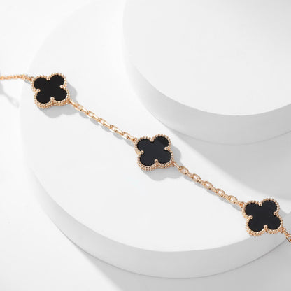 [Glow Muse]COLLAR ONYX TRÉBOL 10 MOTIVOS