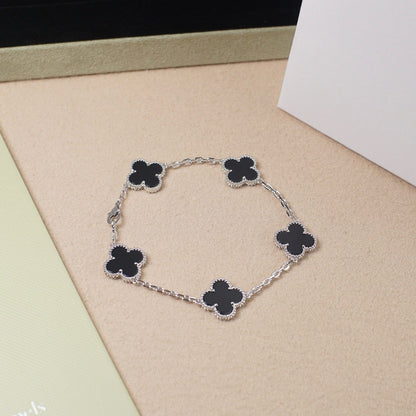 [⭐Glow Muse] مجموعة أساور العقيق من مجموعة 5 MOTIF CLOVER
