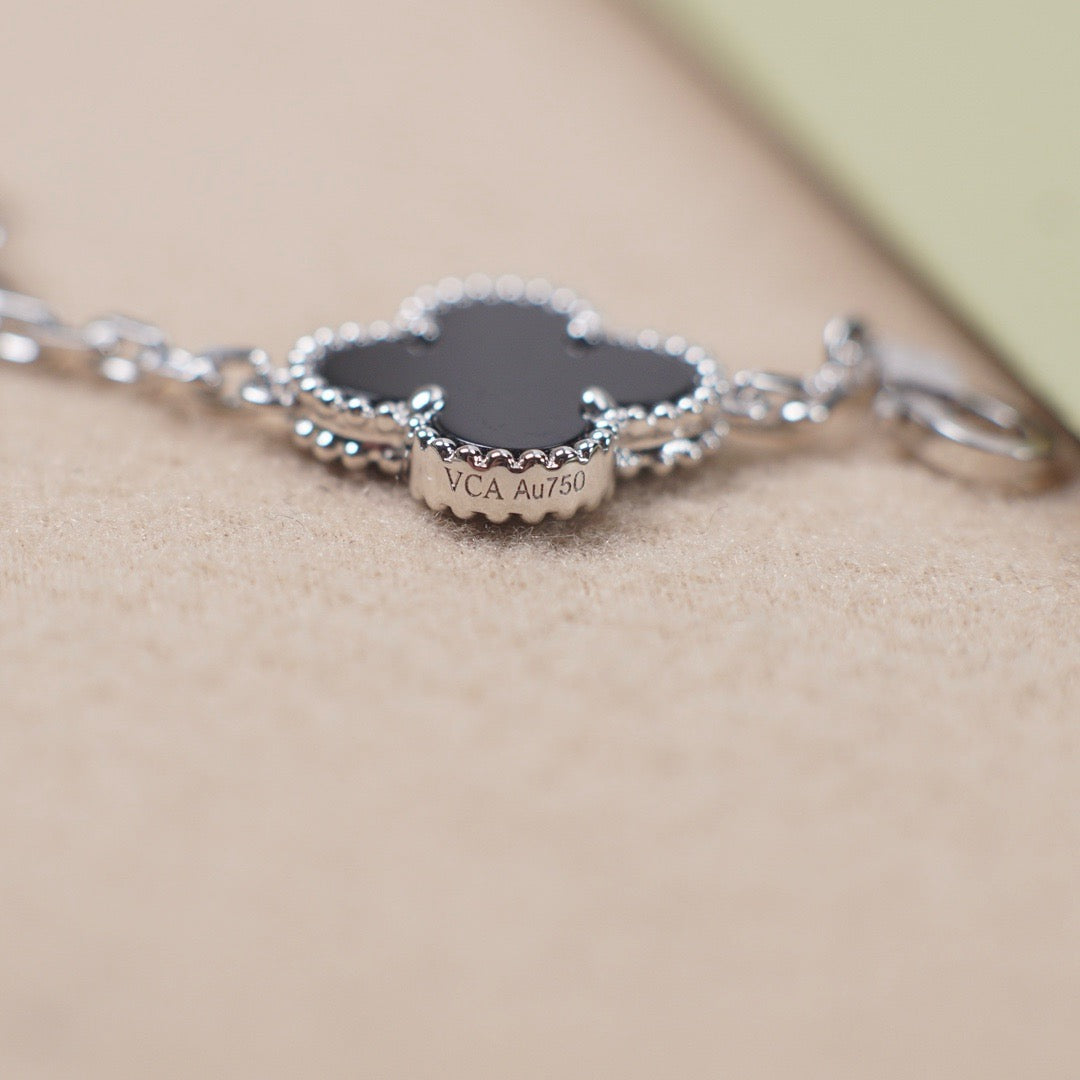 [⭐Glow Muse] مجموعة أساور العقيق من مجموعة 5 MOTIF CLOVER