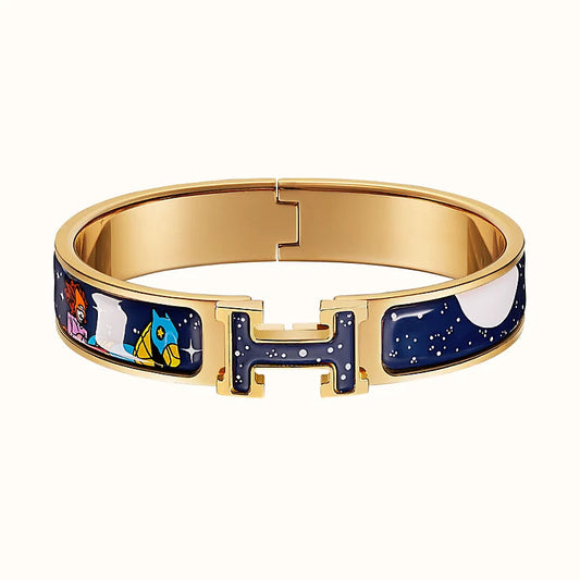 [Glow Muse]PULSERA DE ESTRELLAS Y LUNAS 12MM