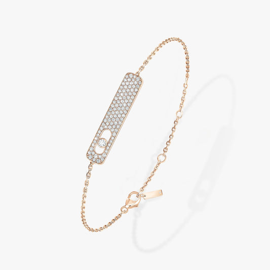 [Glow Muse]PULSERA CLASSIQUE DE ORO Y DIAMANTES PAVÉ