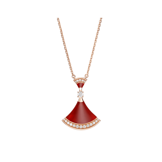 [Glow Muse]COLLAR DE ENSUEÑO CORNALINA DIAMANTE