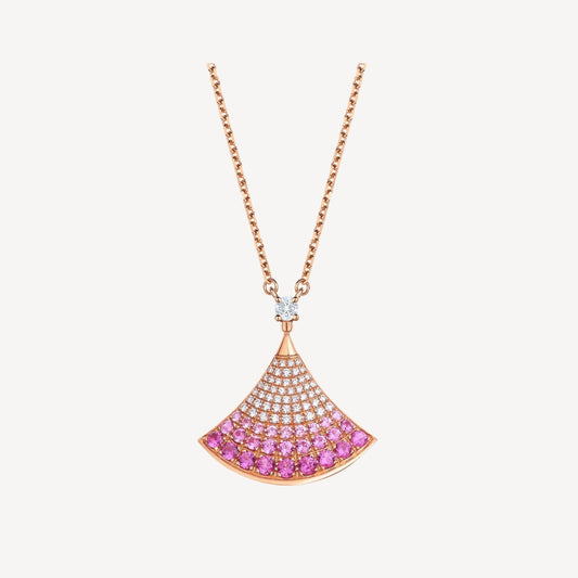 [Glow Muse]COLLAR DREAM ORO ROSA DIAMANTE ROSA