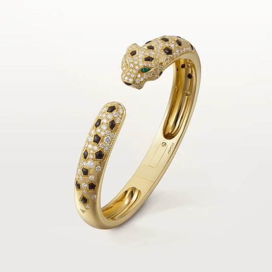 [Glow Muse]PANTERA PULSERA GRANDE DIAMANTES