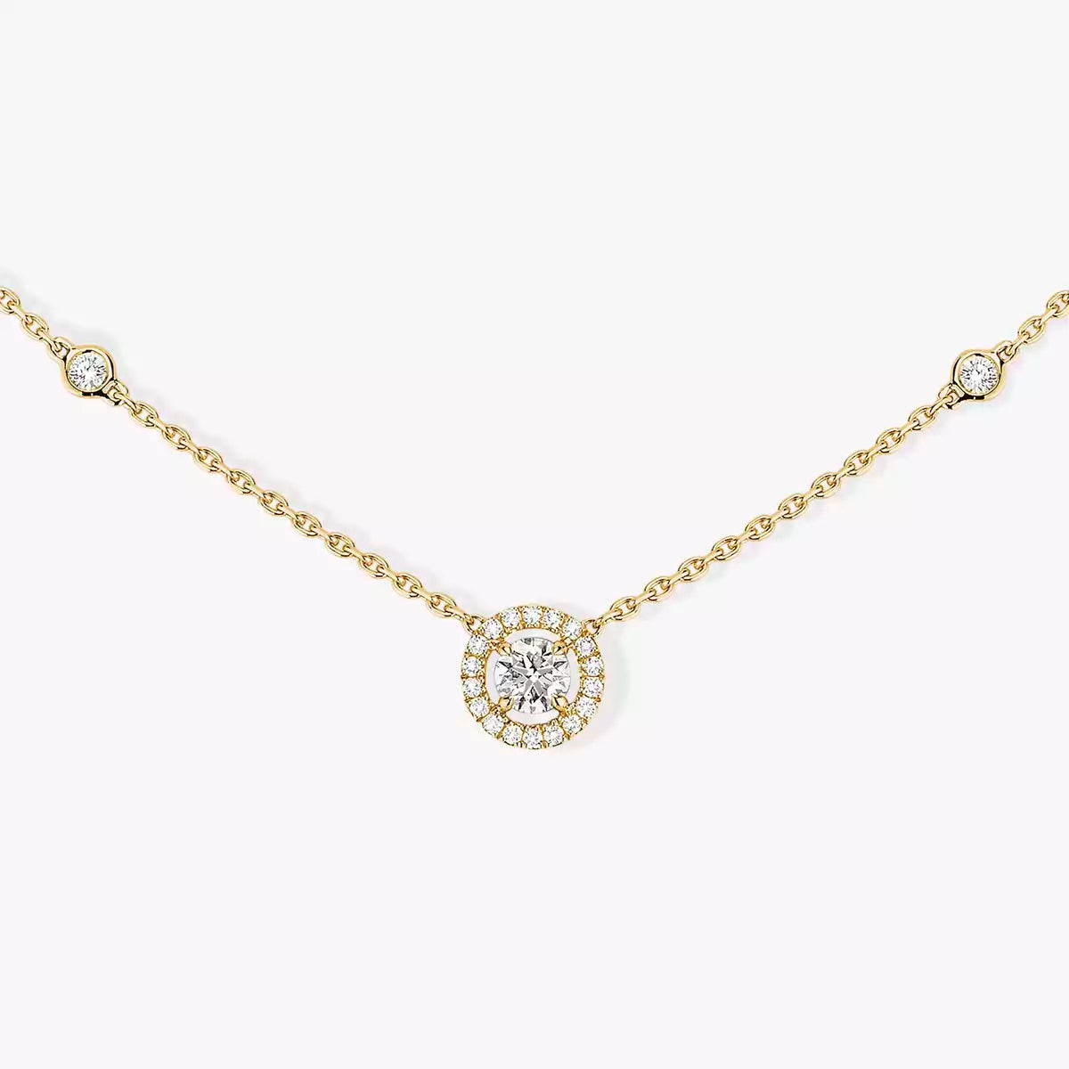 [Glow Muse]Collar de Diamantes 0,20ct Talla Brillante Joy