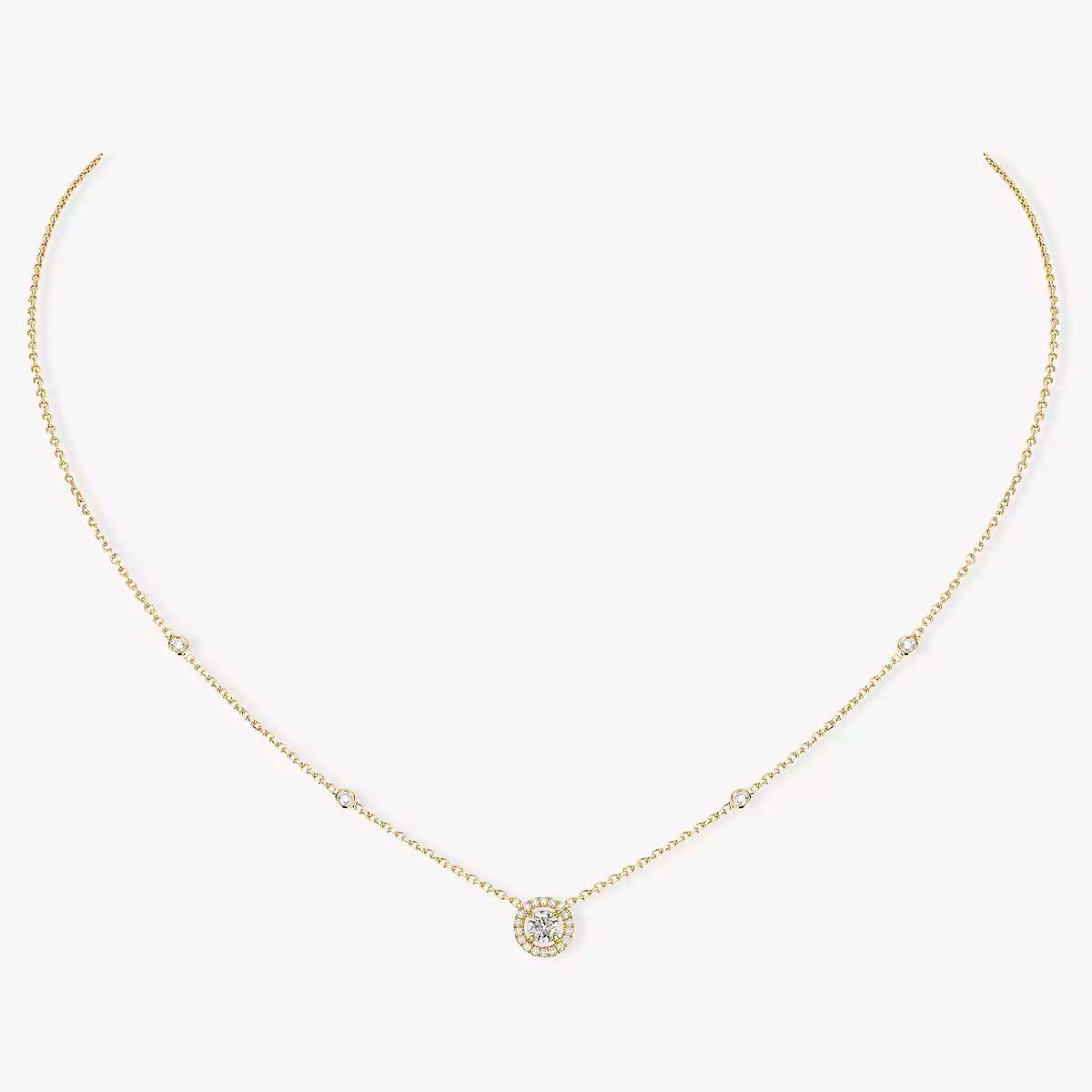[Glow Muse]Collar de Diamantes 0,20ct Talla Brillante Joy