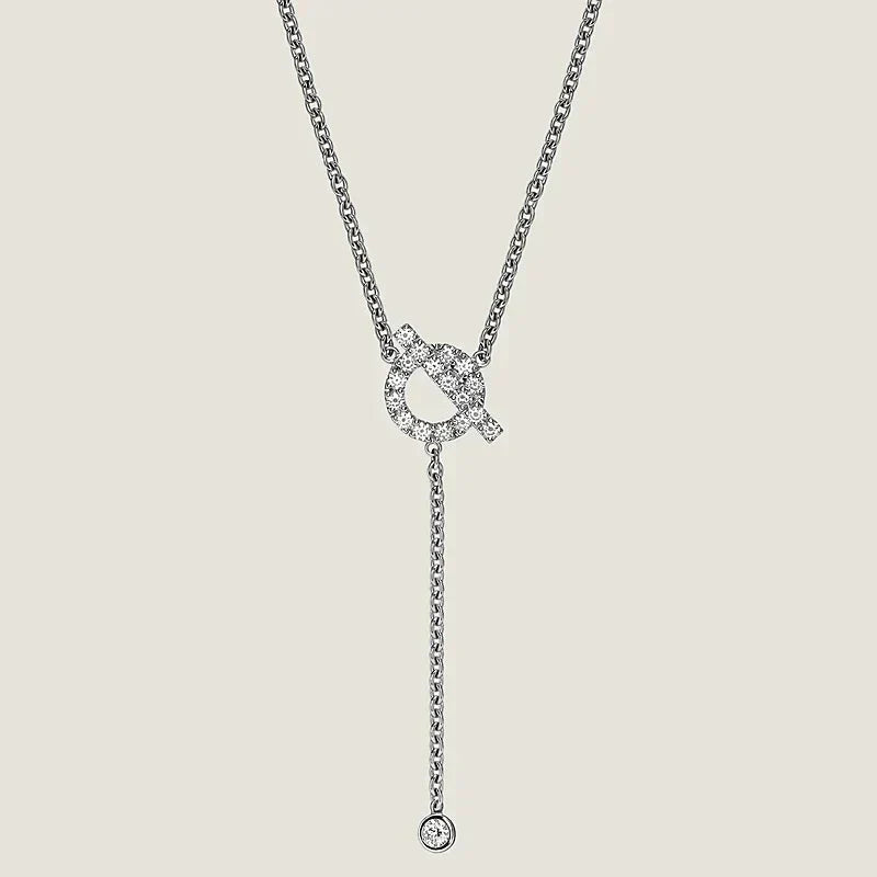 [Glow Muse]FINESSE SILVER DIAMOND NECKLACE