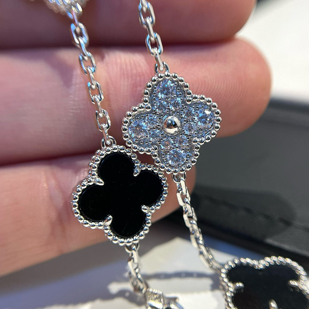 [⭐Glow Muse] مجموعة أساور العقيق من مجموعة 5 MOTIF CLOVER