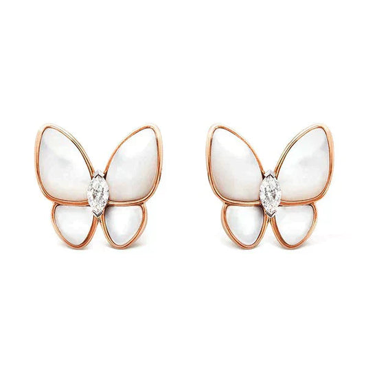 [Glow Muse]BUTTERFLY MOP DIAMOND EARRINGS