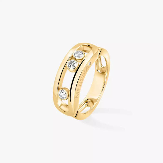 [Glow Muse] Anillo de oro con diamante Move