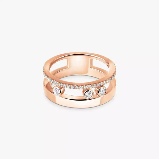 [Glow Muse]Anillo de diamantes Move Romane