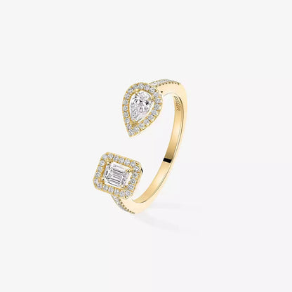 [Glow Muse]Mi Anillo de Diamantes Gold Twin Toi