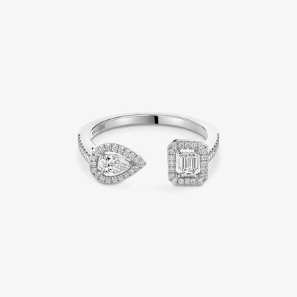 [Glow Muse]Mi Anillo de Diamantes Gold Twin Toi