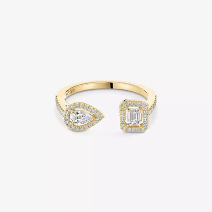 [Glow Muse]Mi Anillo de Diamantes Gold Twin Toi