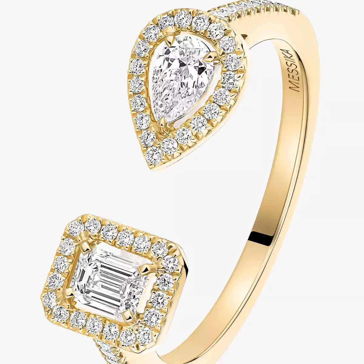[Glow Muse]Mi Anillo de Diamantes Gold Twin Toi