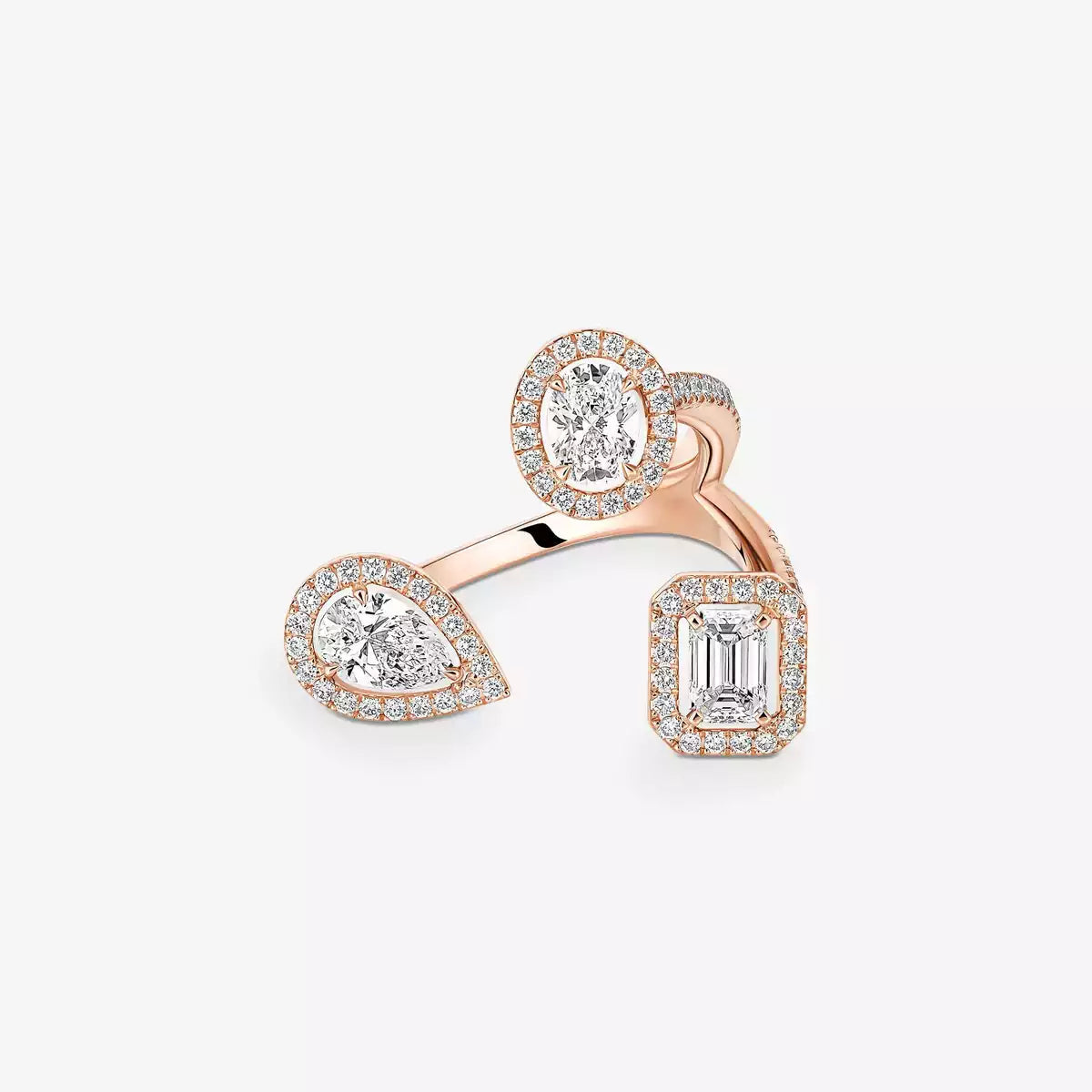 [[Glow Muse] Anillo de Diamantes 0,25ct My Twin Trilogy