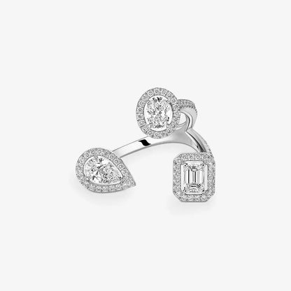 [[Glow Muse] Anillo de Diamantes 0,25ct My Twin Trilogy