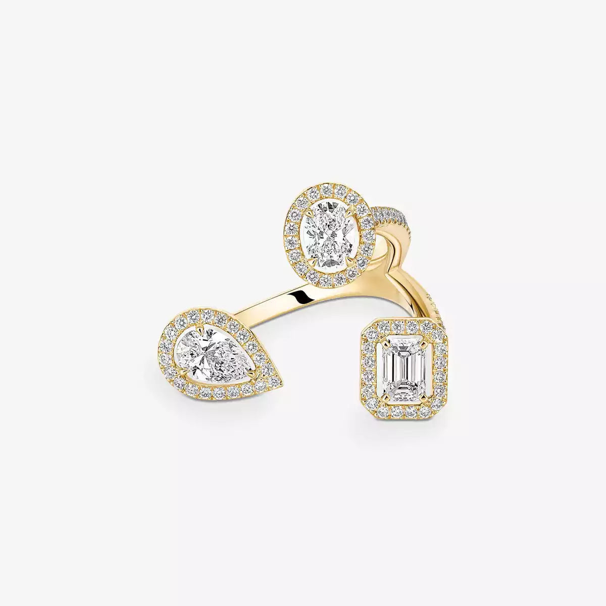 [[Glow Muse] Anillo de Diamantes 0,25ct My Twin Trilogy
