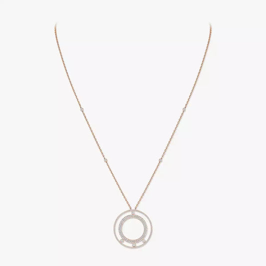 [Glow Muse]Move Romane Long Pave_-Set Diamond Necklace
