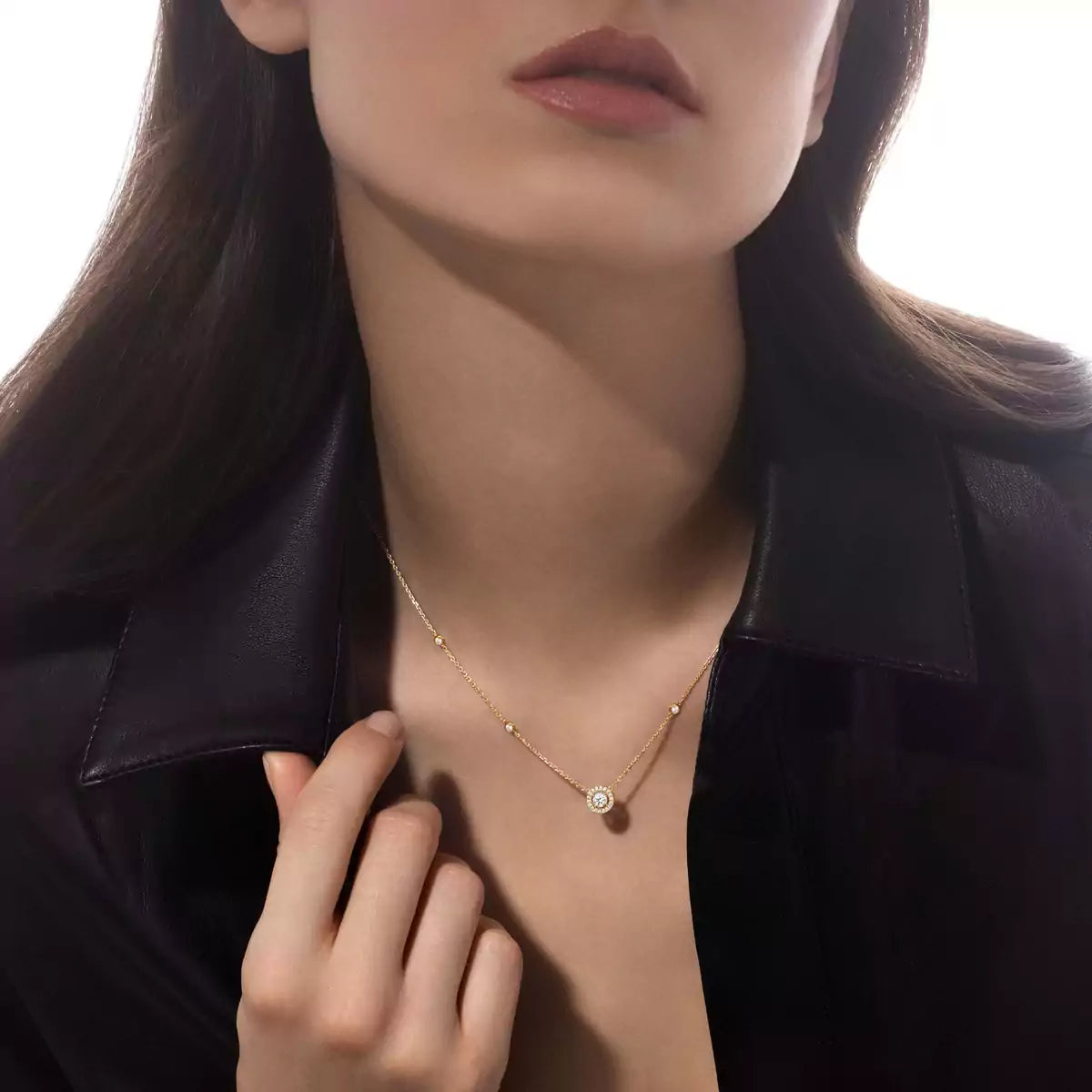 [Glow Muse]Collar de Diamantes 0,20ct Talla Brillante Joy