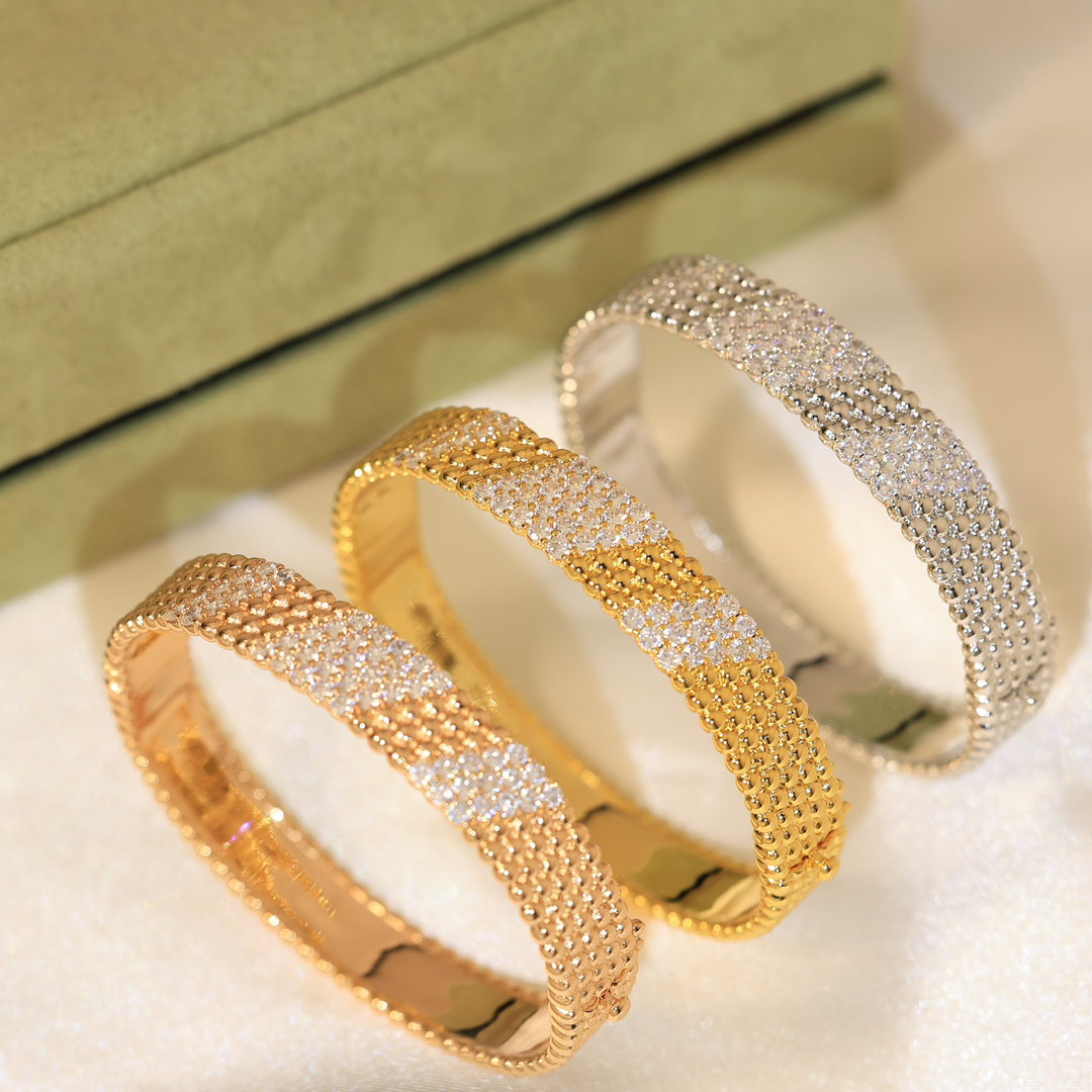 [Glow Muse] PULSERA DE CINCO FILAS DE DIAMANTES