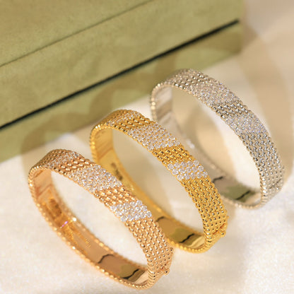 [Glow Muse] PULSERA DE CINCO FILAS DE DIAMANTES
