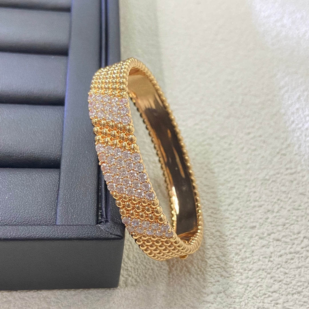 [Glow Muse] PULSERA DE CINCO FILAS DE DIAMANTES