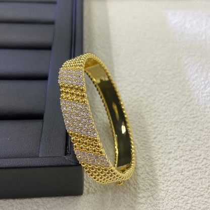 [Glow Muse] PULSERA DE CINCO FILAS DE DIAMANTES