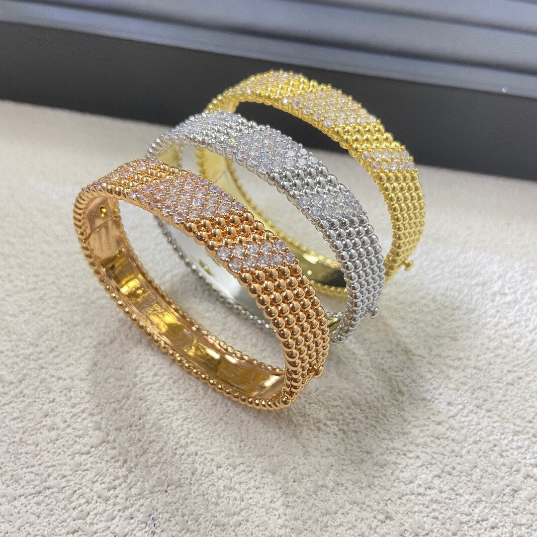[Glow Muse] PULSERA DE CINCO FILAS DE DIAMANTES