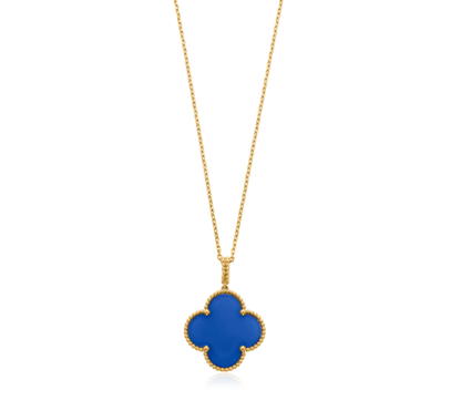 [Glow Muse]COLLAR CLOVER 25MM TURQUESA ORO ROSA