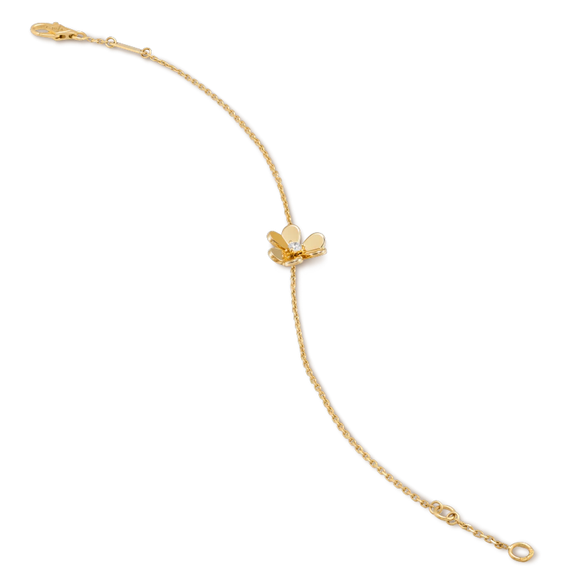 [Glow Muse] PULSERA FRIVOLE FLOR DORADA