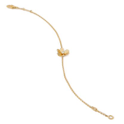 [Glow Muse] PULSERA FRIVOLE FLOR DORADA