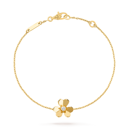 [Glow Muse] PULSERA FRIVOLE FLOR DORADA
