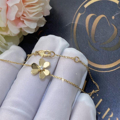 [Glow Muse] PULSERA FRIVOLE FLOR DORADA