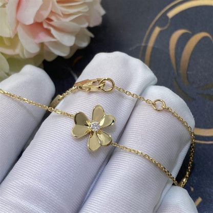 [Glow Muse] PULSERA FRIVOLE FLOR DORADA