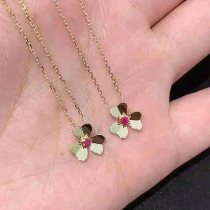 [Glow Muse]COLLAR DE FLOR DORADA FRIVOLE