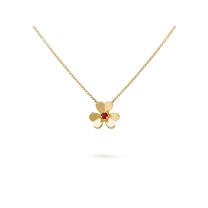 [Glow Muse]COLLAR DE FLOR DORADA FRIVOLE
