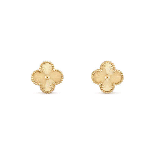 [Glow Muse]CLOVER MEDIUM 1 MOTIFS LASER EARRINGS