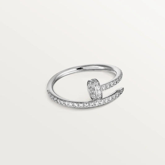 [Glow Muse]JUSTE RING 1.8MM SILVER DIAMONDS